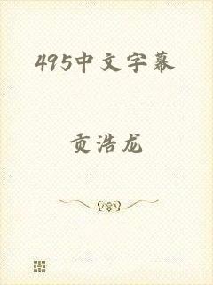 495中文字幕
